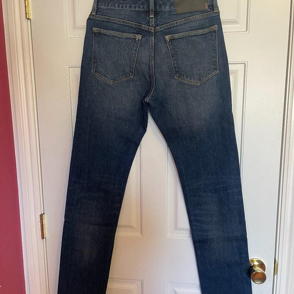 Buck Mason Men's Maverick Slim Color Dark Wash Jeans